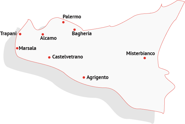 cartina Sicilia Sulsofà